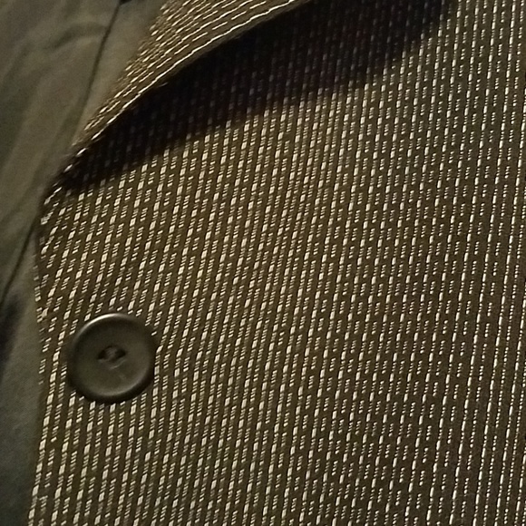 Liz Claiborne womans black w tan jacket - Picture 2 of 6